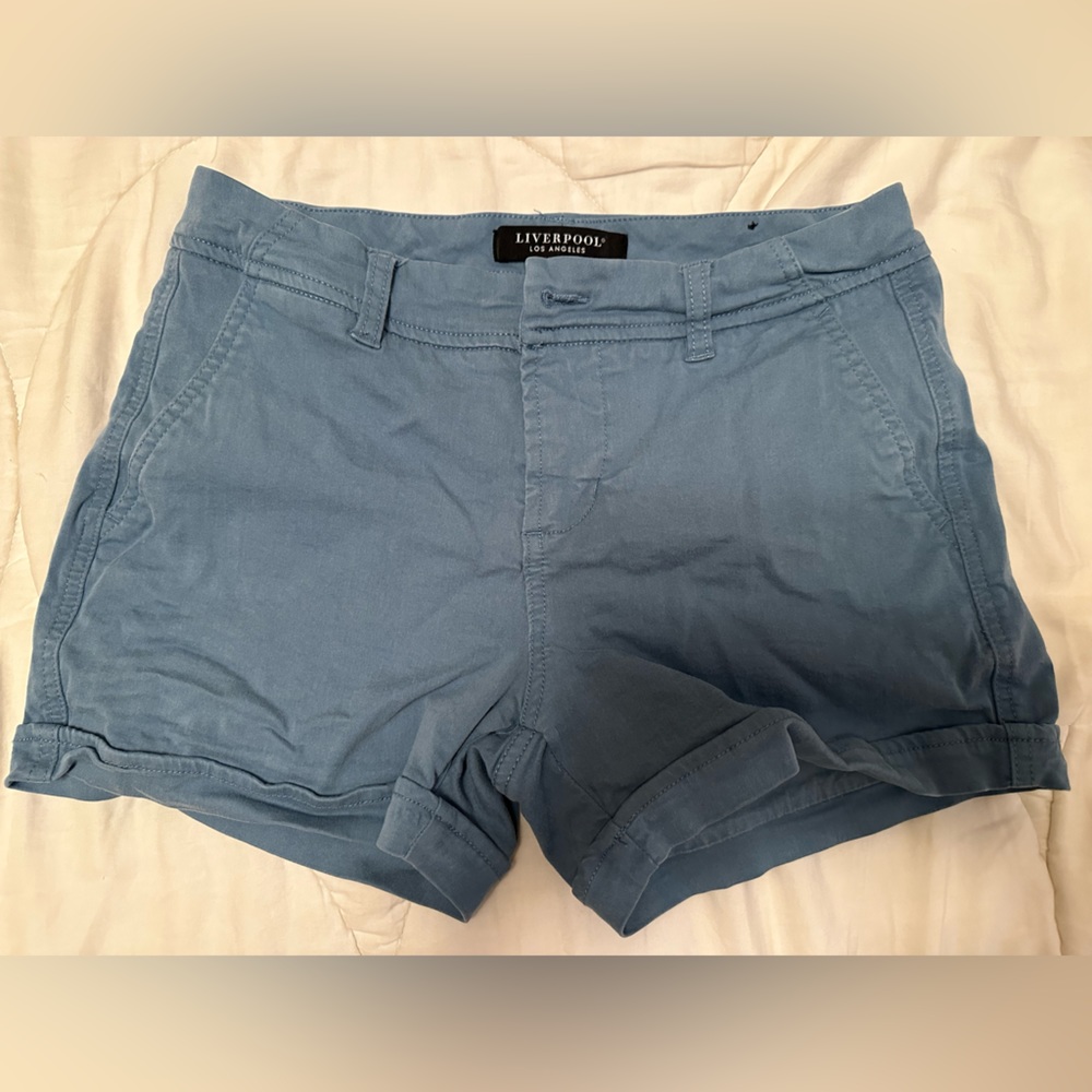 Blue stretch Liverpool size 4 shorts